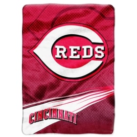 Cincinnati Reds 60"x80" Royal Plush Raschel Throw Blanket - Speed Design