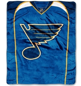 St. Louis Blues 50"x60" Royal Plush Raschel Throw Blanket - Jersey Design