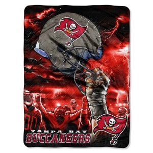 Tampa Bay Buccaneers 60"x80" Royal Plush Raschel Throw Blanket - Sky Helmet Style