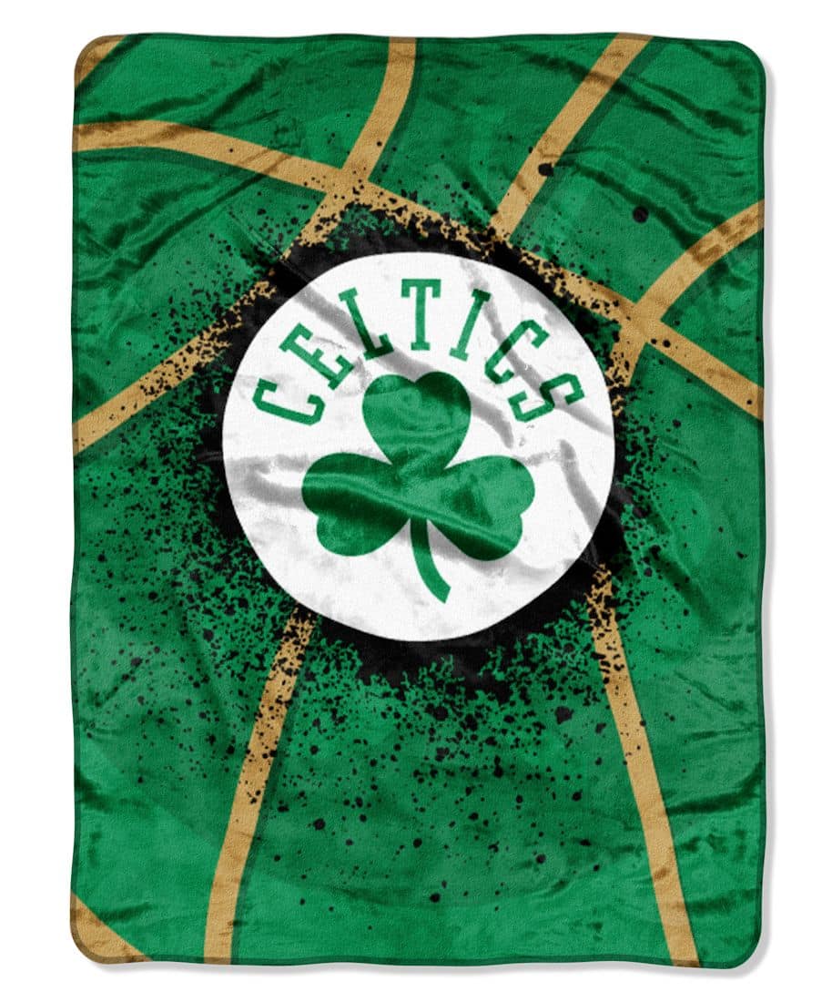 Boston Celtics 60"x80" Royal Plush Raschel Throw Blanket