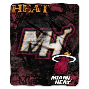 Miami Heat 50"x60" Royal Plush Raschel Throw Blanket - Drop Down Design