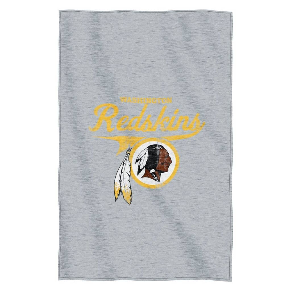 Washington Redskins 54"x84"Sweatshirt Blanket - Script Design