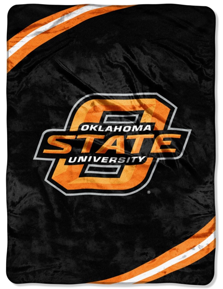 Oklahoma State Cowboys 60"x80" Royal Plush Raschel Throw Blanket - Force Design