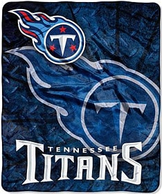 Tennessee Titans 50"x60" Roll-Out Style Royal Plush Raschel Throw Blanket