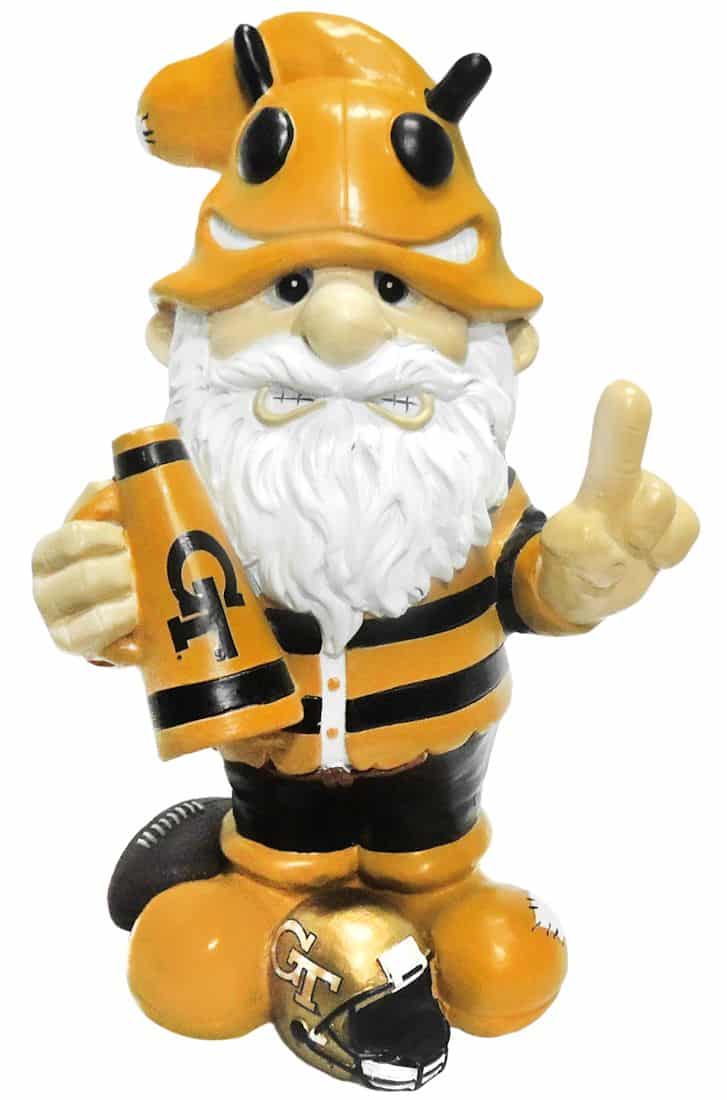 Georgia Tech Yellow Jackets Garden Gnome 11" Thematic - Second String