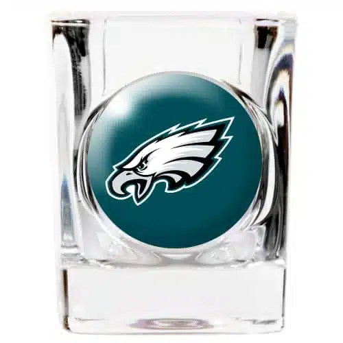 Philadelphia Eagles Square Shot Glass - 2 oz.