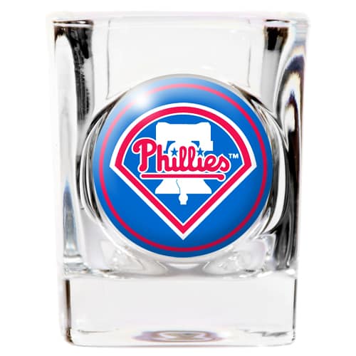 Philadelphia Phillies Square Shot Glass - 2 oz.