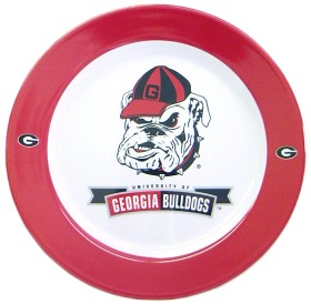Georgia Bulldogs 4 Piece Dinner Plate Set