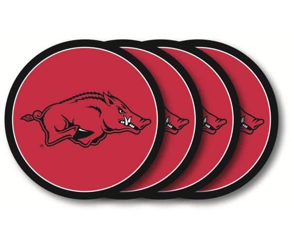 Arkansas Razorbacks Coaster Set - 4 Pack