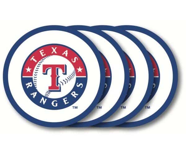 Texas Rangers Coaster Set - 4 Pack