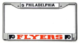 Philadelphia Flyers Chrome License Plate Frame