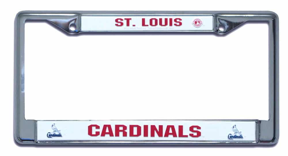 St. Louis Cardinals Chrome License Plate Frame