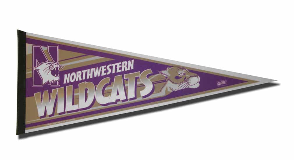 Northwestern Wildcats Pennant