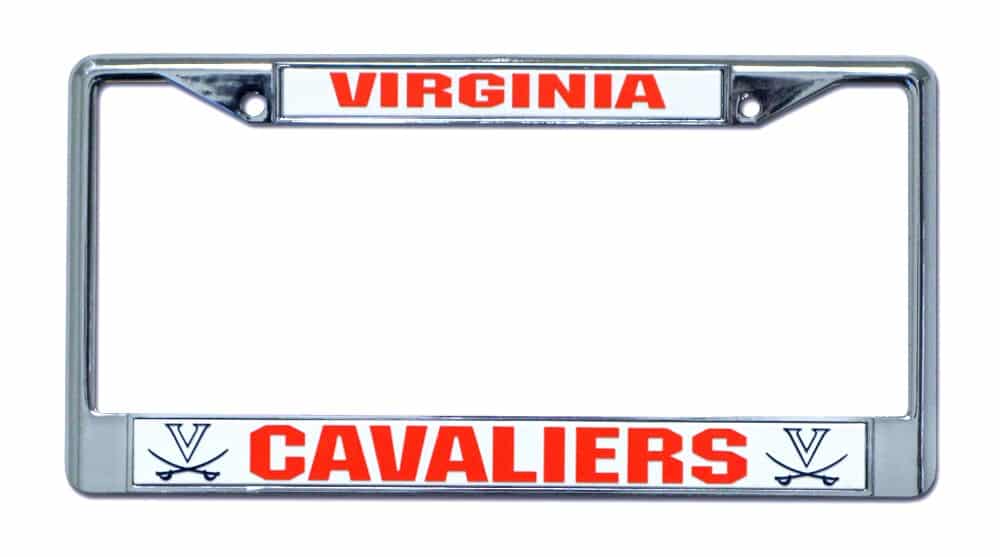 Virginia Cavaliers Chrome License Plate Frame