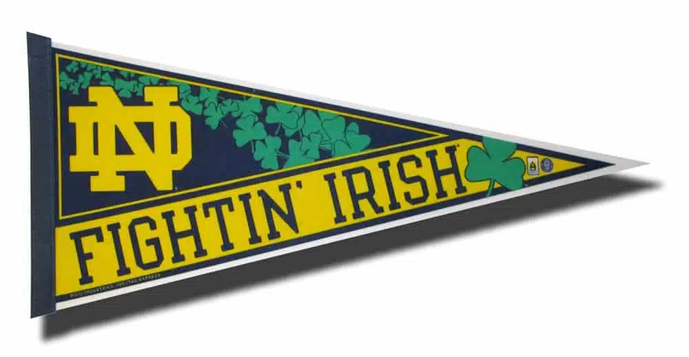 Notre Dame Fighting Irish Pennant