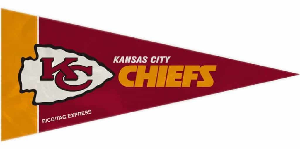Kansas City Chiefs Mini Pennants - 8 Piece Set