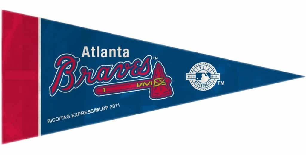 Atlanta Braves Mini Pennants - 8 Piece Set