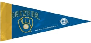 Milwaukee Brewers Mini Pennants - 8 Piece Set
