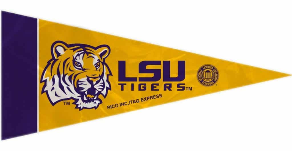 LSU Tigers Mini Pennants - 8 Piece Set