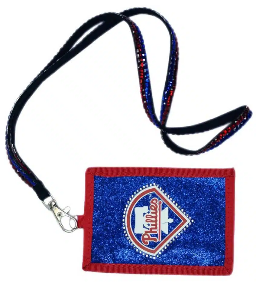 Philadelphia Phillies Beaded Lanyard Wallet