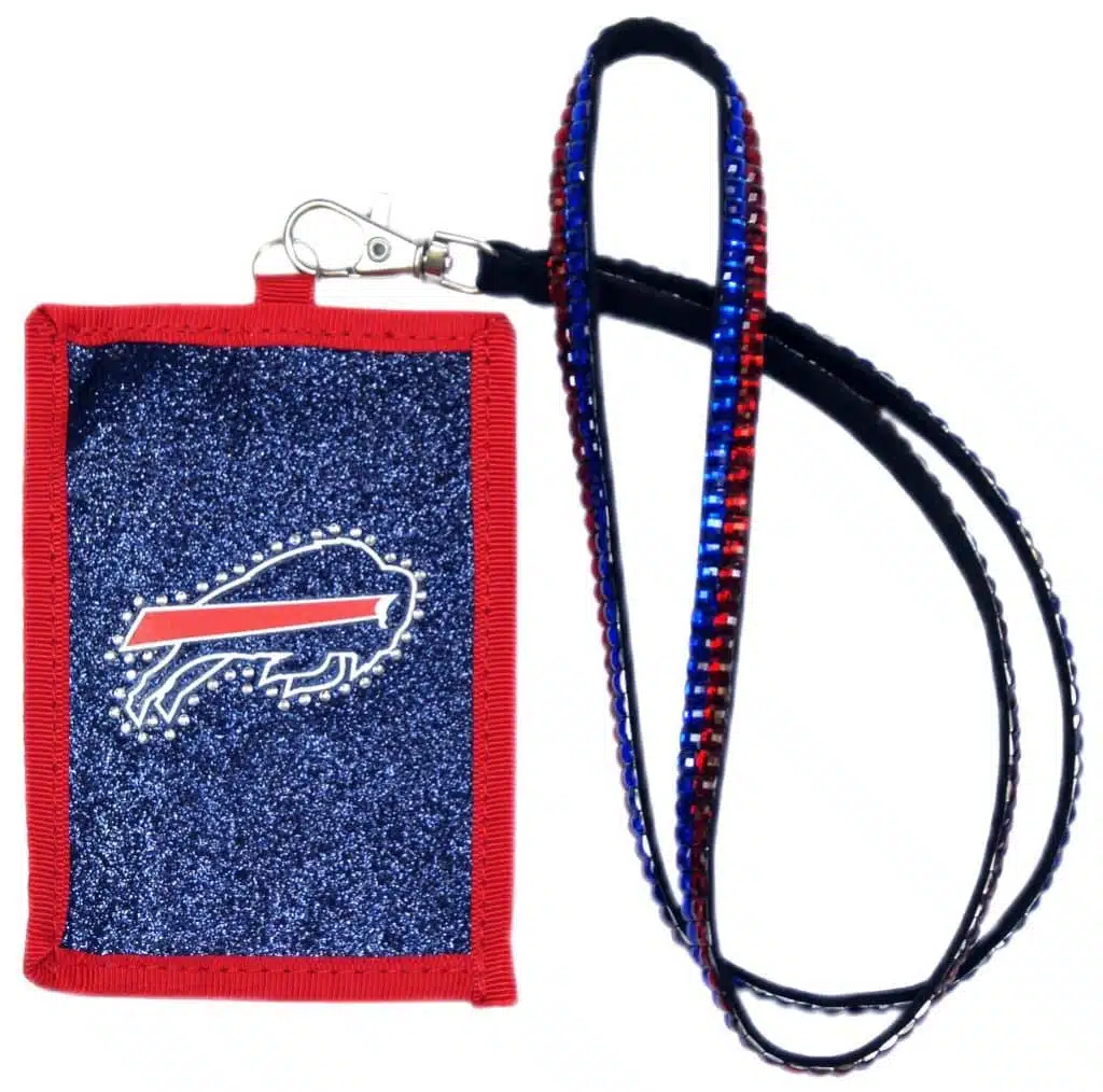 Buffalo Bills Beaded Lanyard Wallet