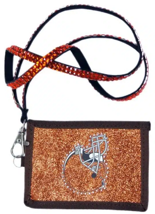 Cleveland Browns Beaded Lanyard Wallet