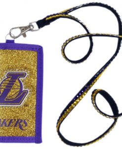 Los Angeles Lakers Beaded Lanyard Wallet