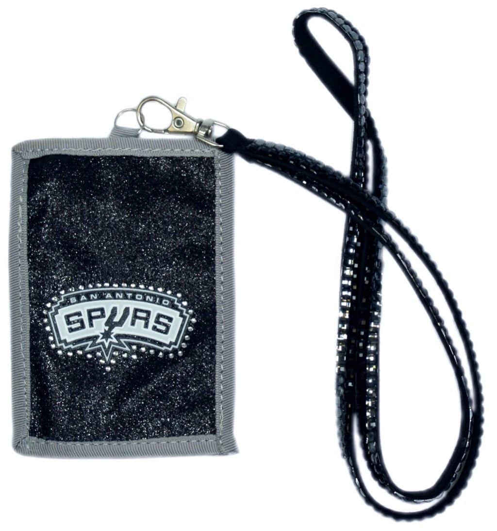 San Antonio Spurs Beaded Lanyard Wallet