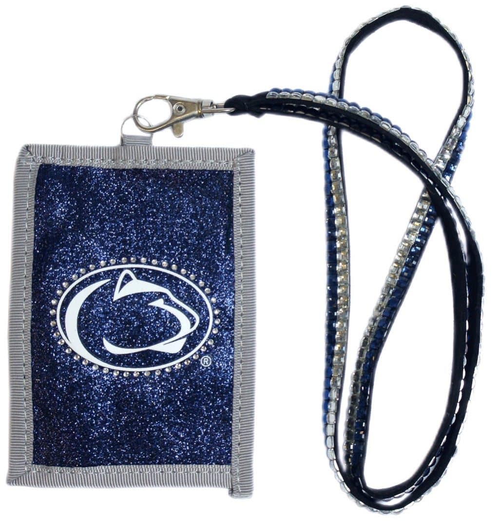 Penn State Nittany Lions Beaded Lanyard Wallet