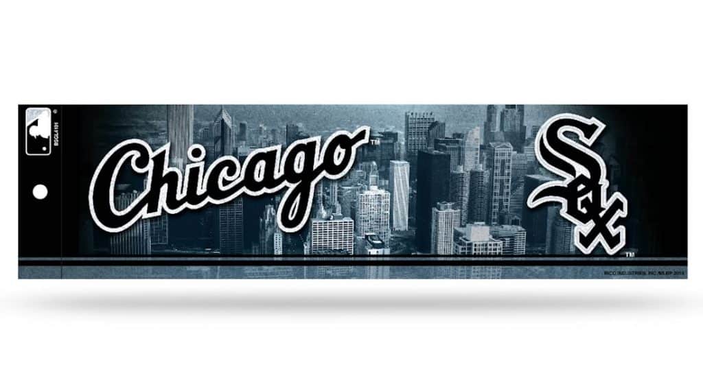 Chicago White Sox Bumper Sticker - Glitter