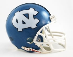 North Carolina Tar Heels Replica Mini Helmet w/ Z2B Mask