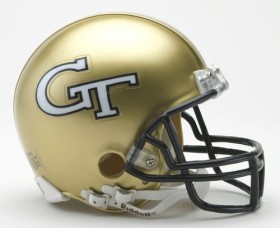 Georgia Tech Yellow Jackets Replica Mini Helmet w/ Z2B Mask