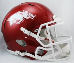 Arkansas Razorbacks Revolution Speed Pro Line Helmet