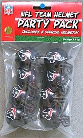 Houston Texans Team Helmet Party Pack