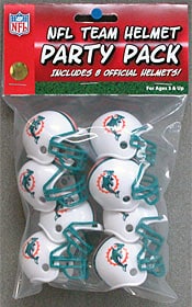 Miami Dolphins Team Helmet Party Pack