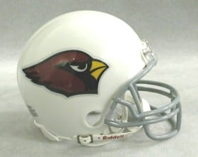 Arizona Cardinals Replica Mini Helmet w/ Z2B Face Mask