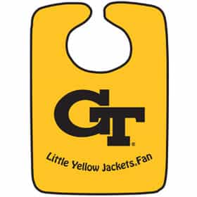 Georgia Tech Yellow Jackets Two-Toned Snap Baby Bib
