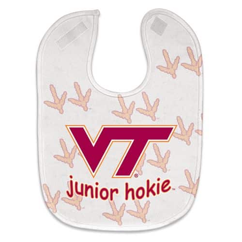 Virginia Tech Hokies Baby Bib - Full Color Mesh