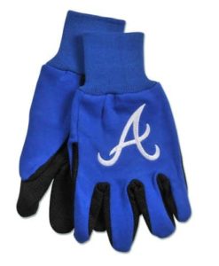 Atlanta Braves Two Tone Gloves - Adult Size