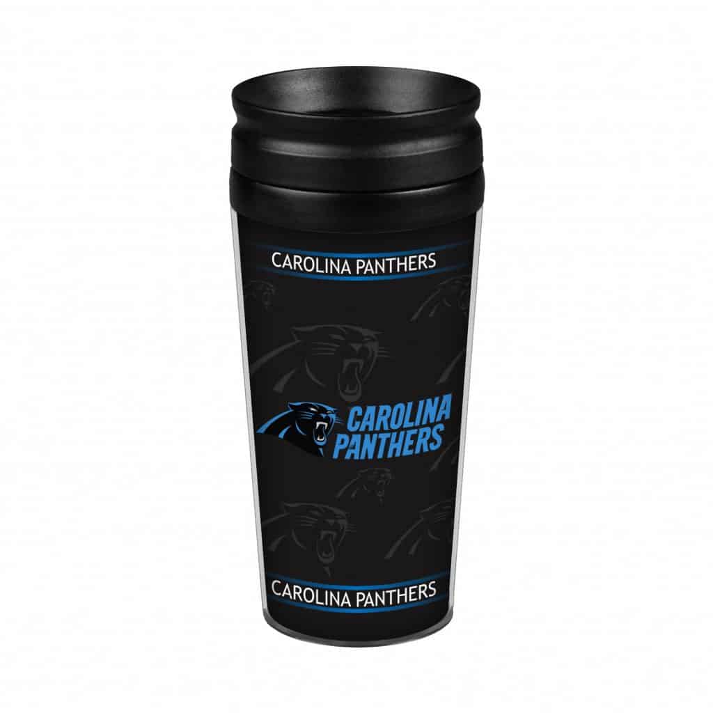 Carolina Panthers 14oz. Full Wrap Travel Mug
