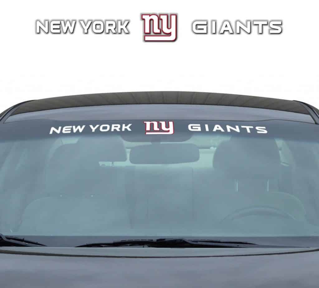New York Giants 35"x4" Windshield Decal
