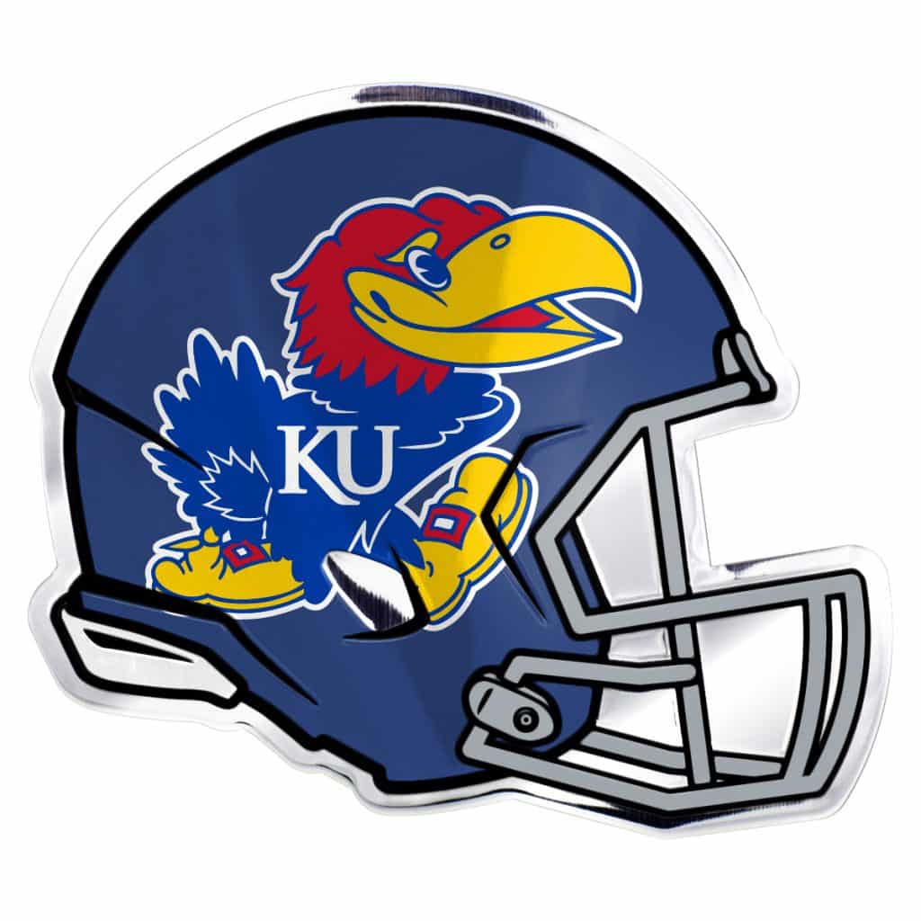 Kansas Jayhawks Helmet Auto Emblem - (Promark)