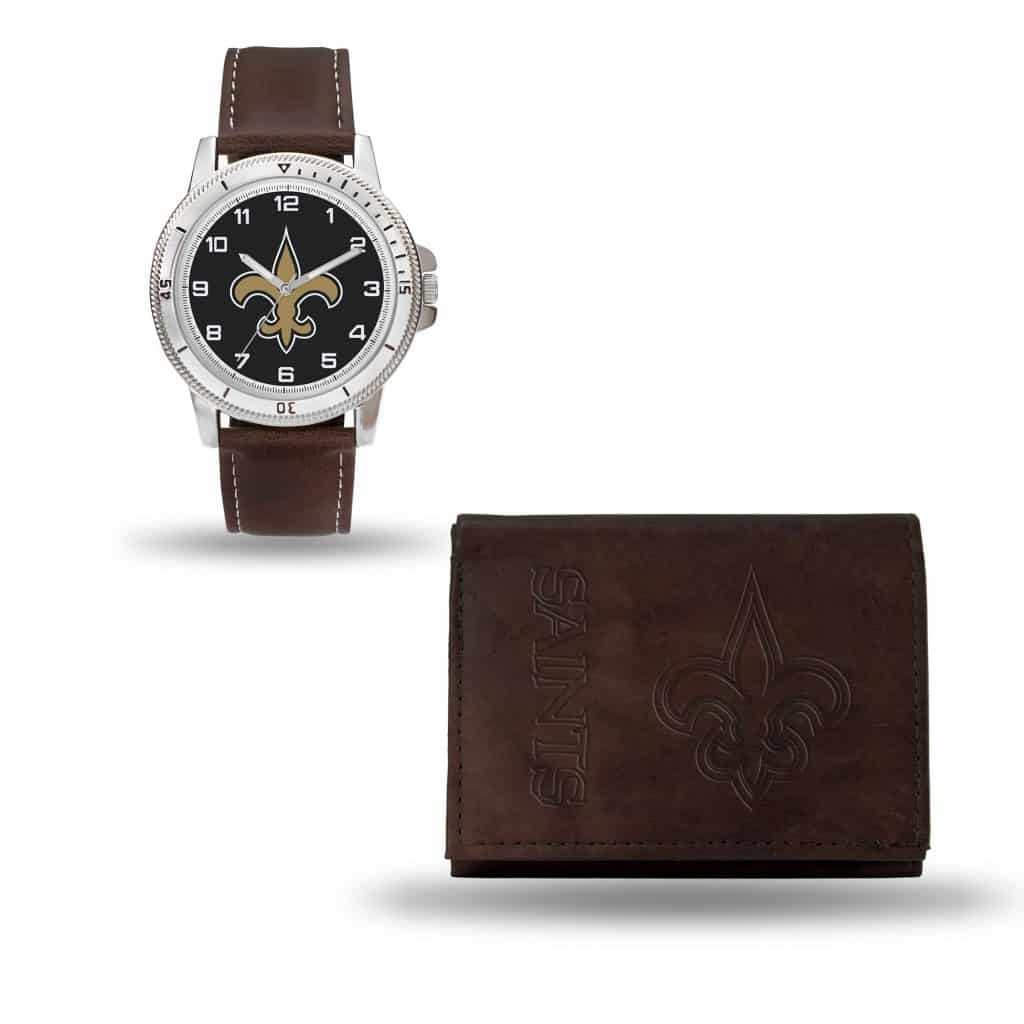 New Orleans Saints Watch/Wallet Gift Set