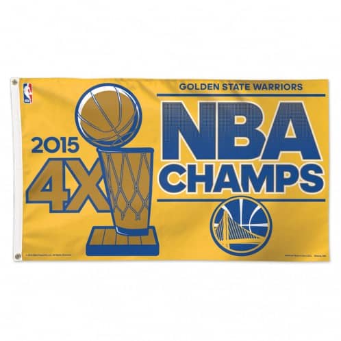 Golden State Warriors 3'x5' Flag - 2015 Champs