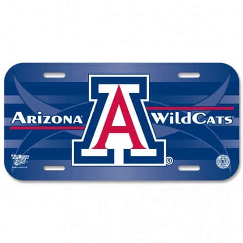 Arizona Wildcats Plastic License Plate