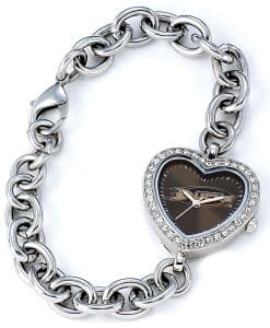 Anaheim Ducks Ladies Quartz Analog Heart Watch