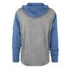Detroit Lions Men's 47 Brand Vintage Slate Gray Pullover Hoodie - Image 2