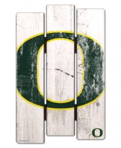 Oregon Ducks Wood Fence Sign