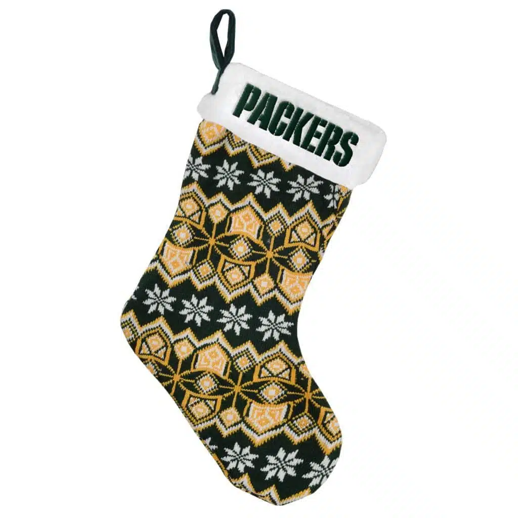 Green Bay Packers 2015 Knit Christmas Stocking