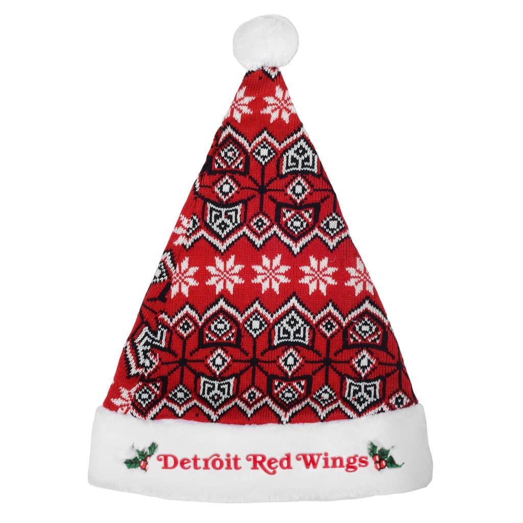 ed Wings 2015 Knit Santa Hat